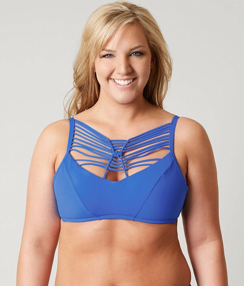 Becca Macrame Swimwear Top - Plus Size Only front view