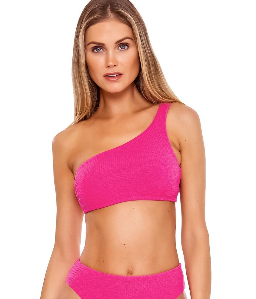 One-Shoulder Pucker Swimsuit for Women