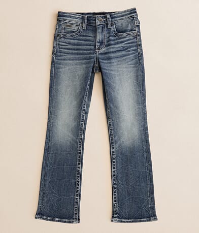 Buckle Black Boys - Nine Jr. Boot Stretch Jean front view