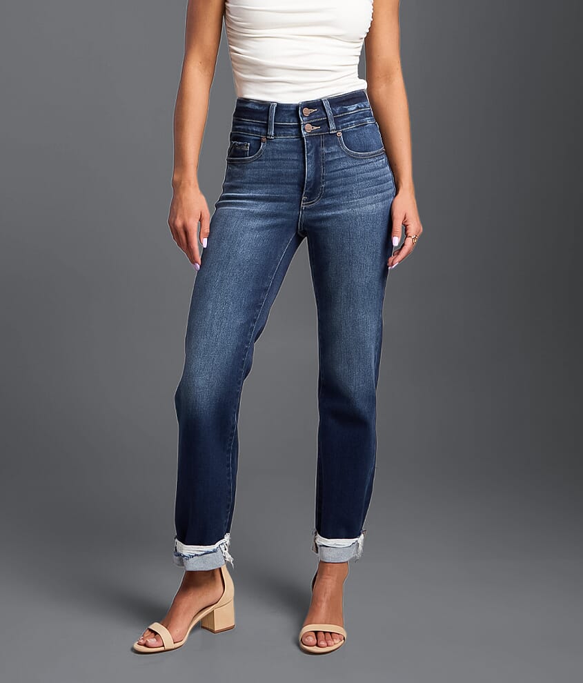 Fit No. 75 Cropped Straight Stretch Jean