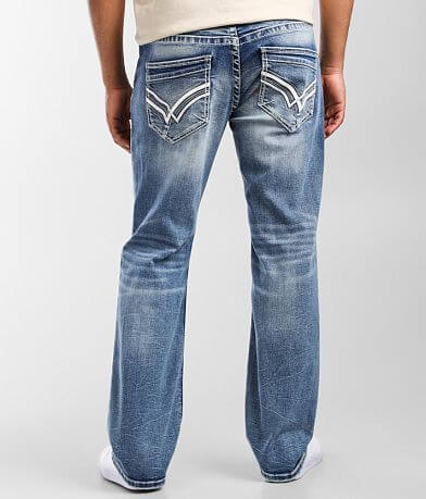 Buckle Black Eleven Straight Stretch Jean BACK