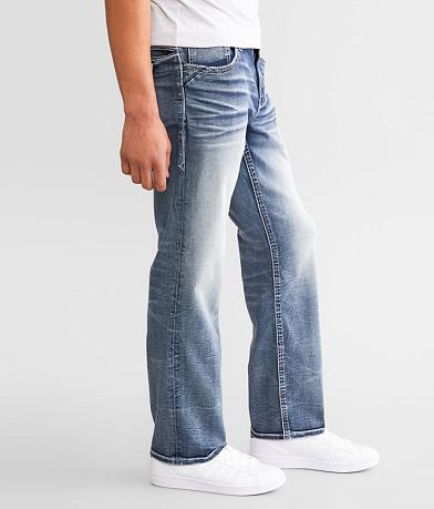 Buckle Black Eleven Straight Stretch Jean full left side view