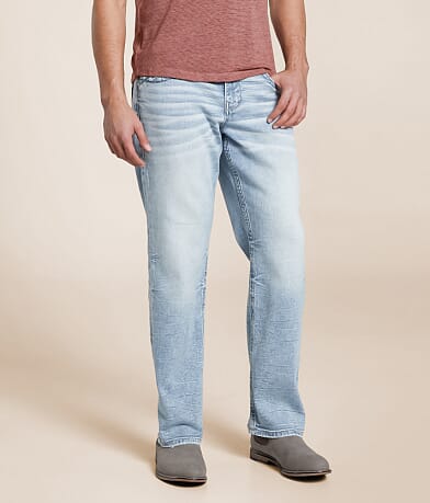 Buckle Black Eleven Straight Stretch Jean front view
