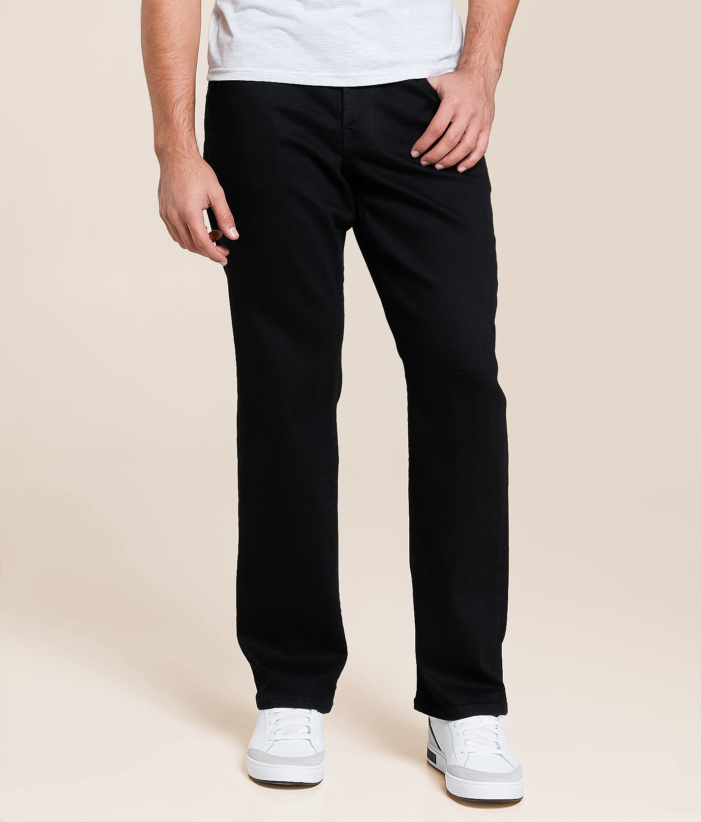 Buckle Black Eleven Straight Stretch Jean - Men's Jeans in Horton