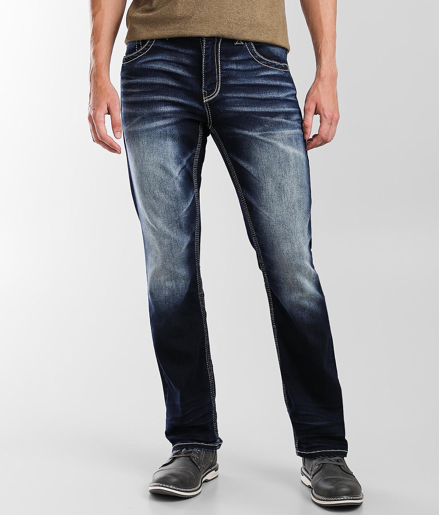 buckle black jeans for men