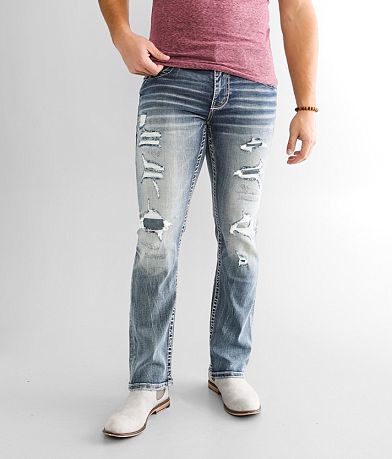 Buckle Black Three Boot Stretch Jean front view