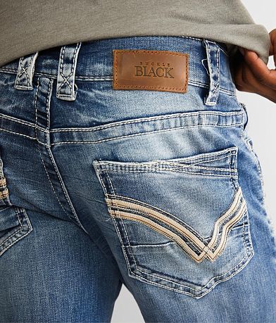 Buckle Black Three Boot Stretch Jean BACK_POCKET