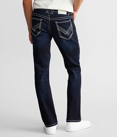 Buckle Black Three Boot Stretch Jean BACK