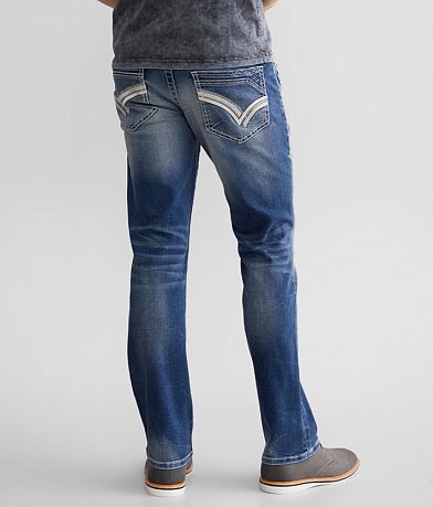 Buckle Black Three Boot Stretch Jean BACK
