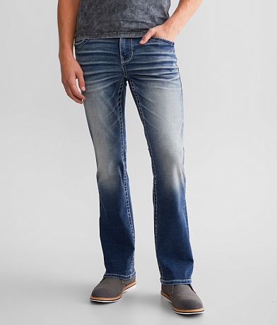 Buckle Black Three Boot Stretch Jean front view