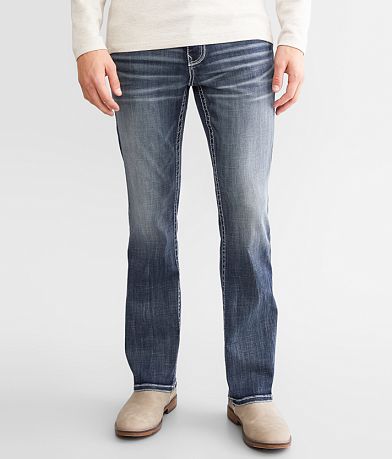 Buckle Black Three Boot Stretch Jean front view