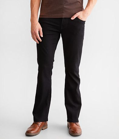 Buckle Black Three Boot Stretch Jean front view