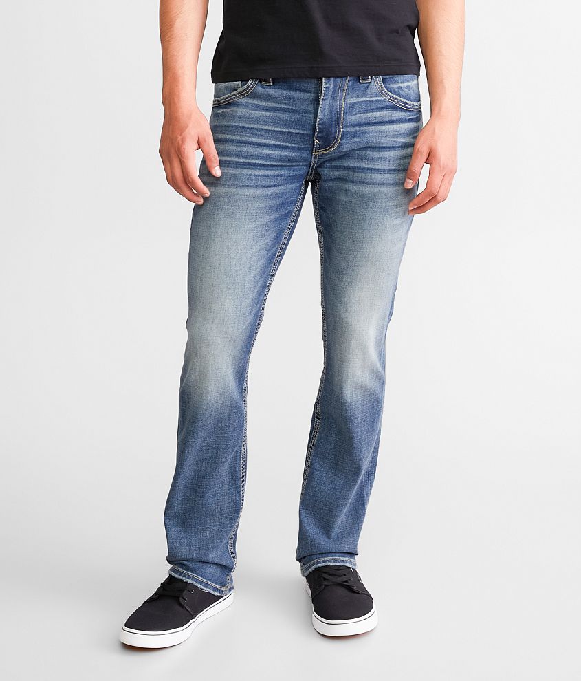 Buckle Black Three Straight Stretch Jean