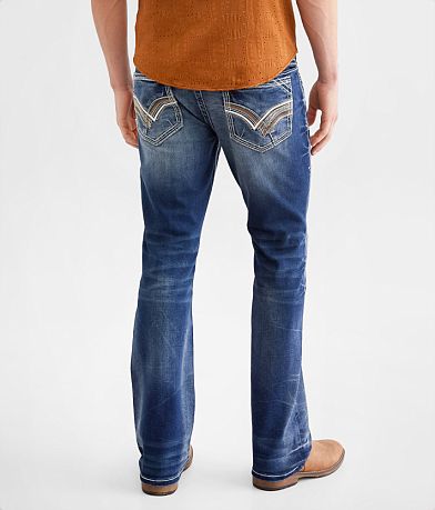Buckle Black Three Boot Stretch Jean BACK