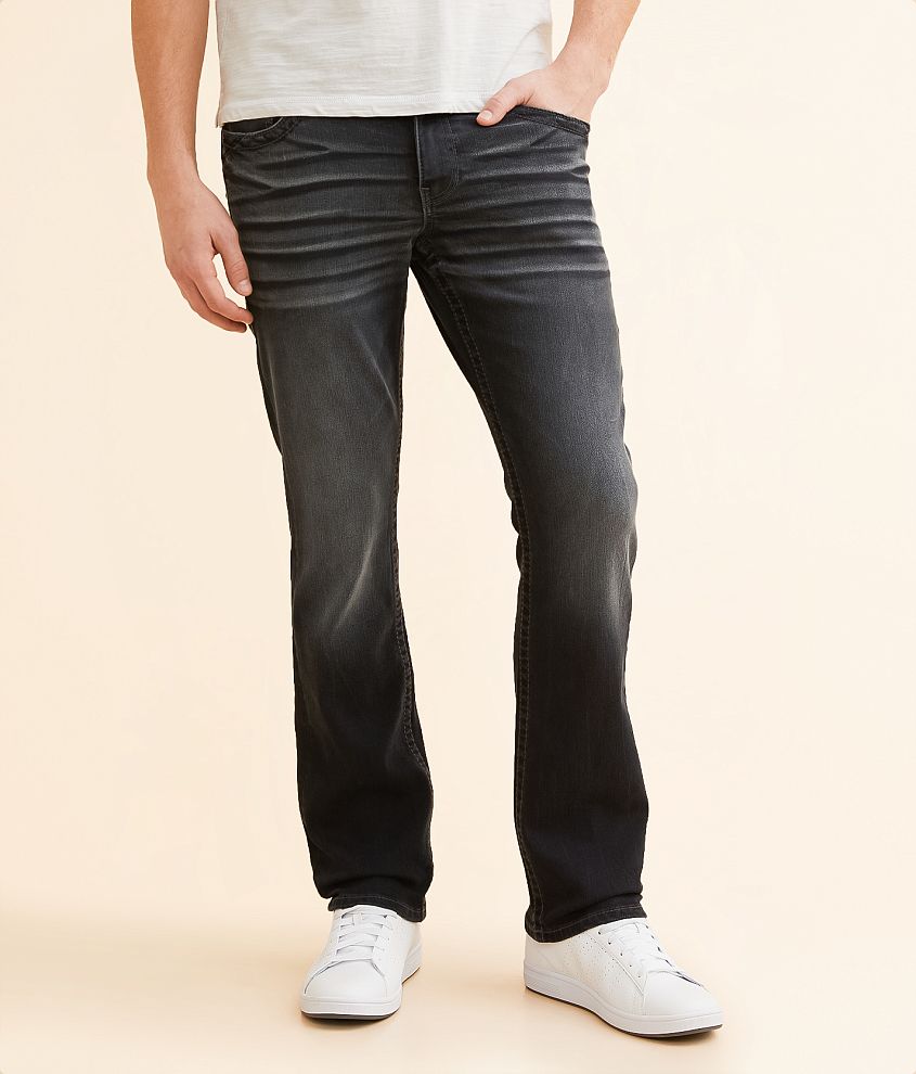 Buckle Black Three Straight Stretch Jean