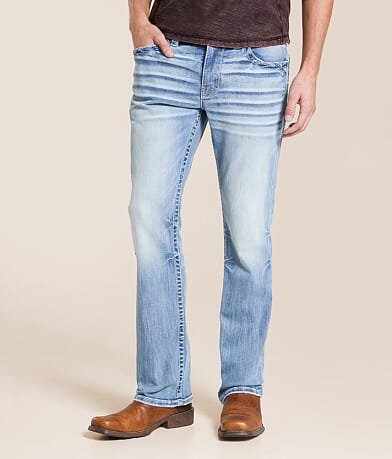 Buckle Black Three Boot Stretch Jean front view