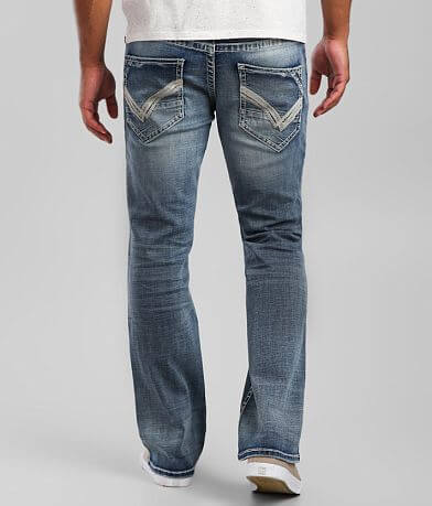 Buckle Black Nine Boot Stretch Jean back view