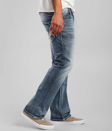 Buckle Black Nine Boot Stretch Jean full right side view