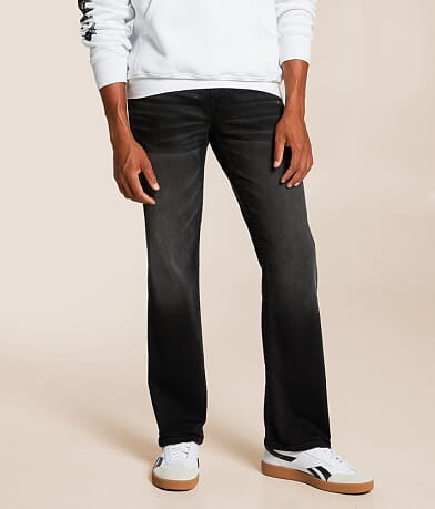 Buckle Black Nine Boot Stretch Jean front view
