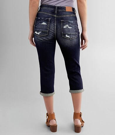 BKE Gabby Stretch Capri Jean BACK