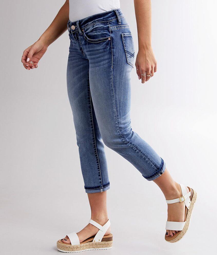 BKE Stella Stretch Cropped Jean front view