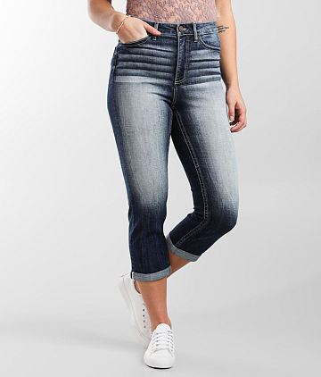 Parker Cuffed Stretch Capri Jean