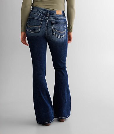 BKE Gabby Flare Stretch Jean back view