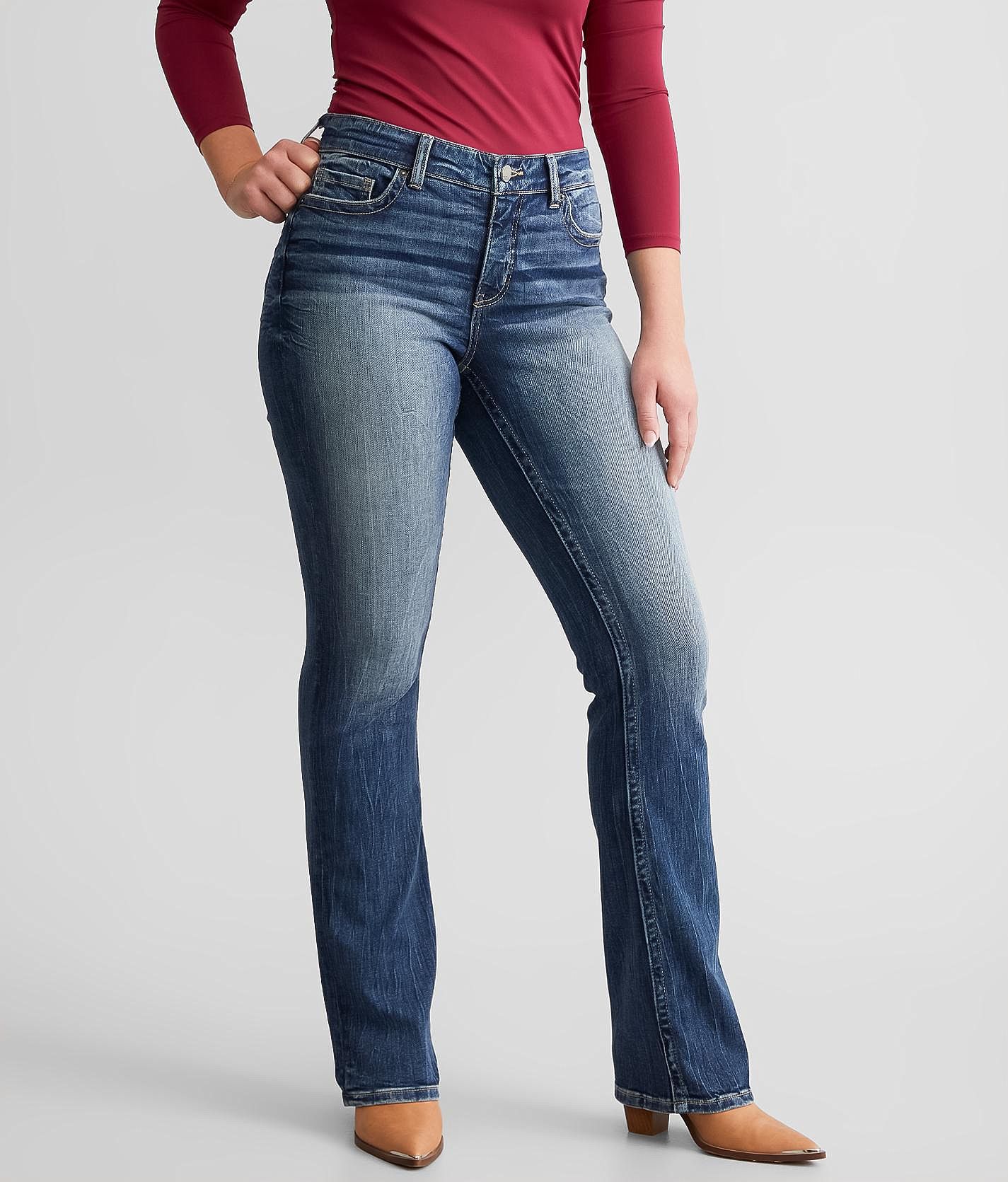 Plus Size KanCan™ Flare High Rise Back Seam Jean