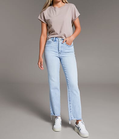 BKE Parker Cropped Straight Stretch Jean front view