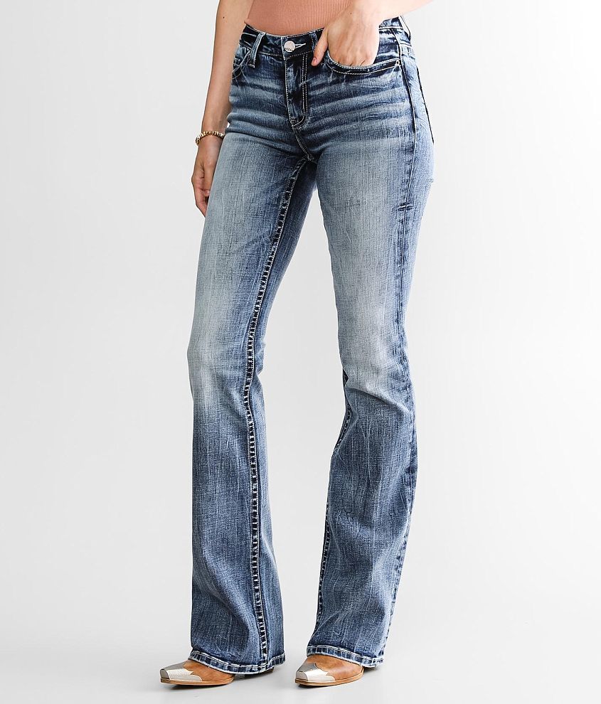 BKE Stella Mid-Rise Boot Stretch Jean front view