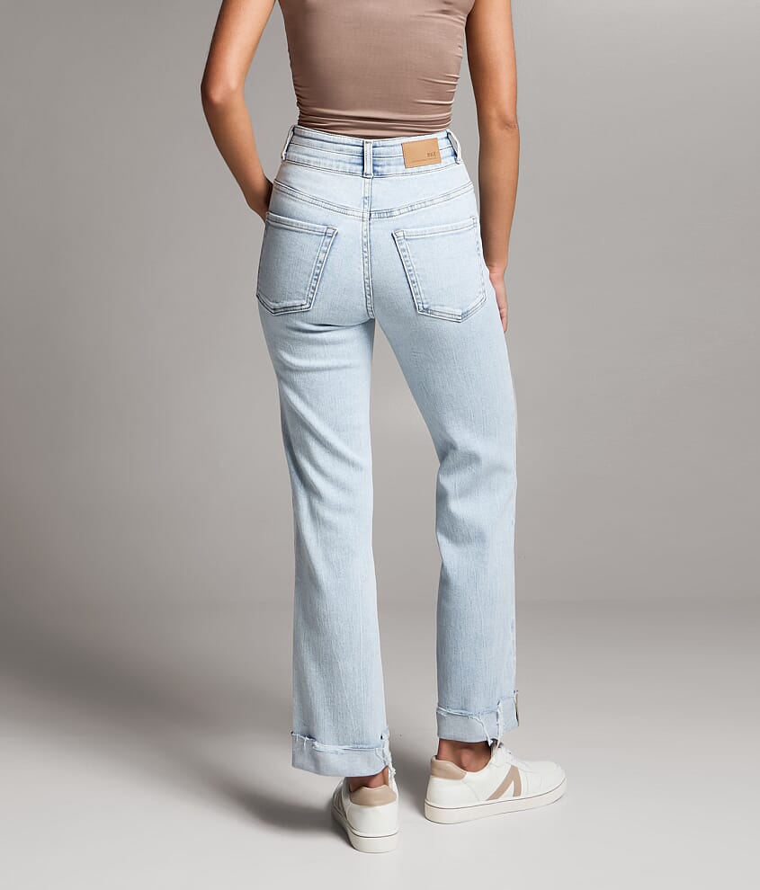 Billie Cropped Straight Stretch Jean - thumbnail 4