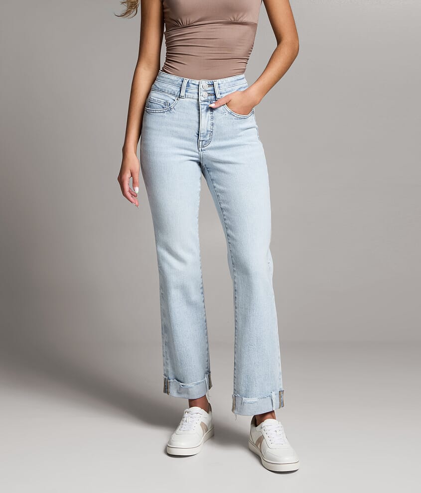 Billie Cropped Straight Stretch Jean - thumbnail 2