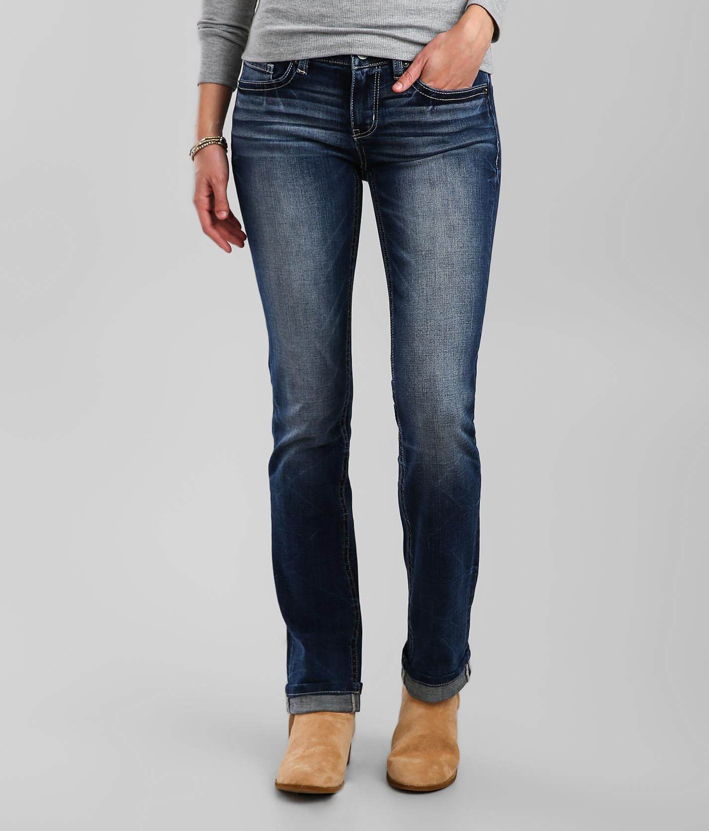 BKE Stella Straight Stretch Cuffed Jean - Women's Jeans In Trevino | Buckle