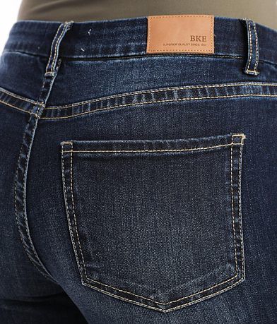 BKE Gabby Ankle Skinny Stretch Cuffed Jean BACK_POCKET