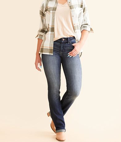 BKE Payton Straight Stretch Cuffed Jean front view