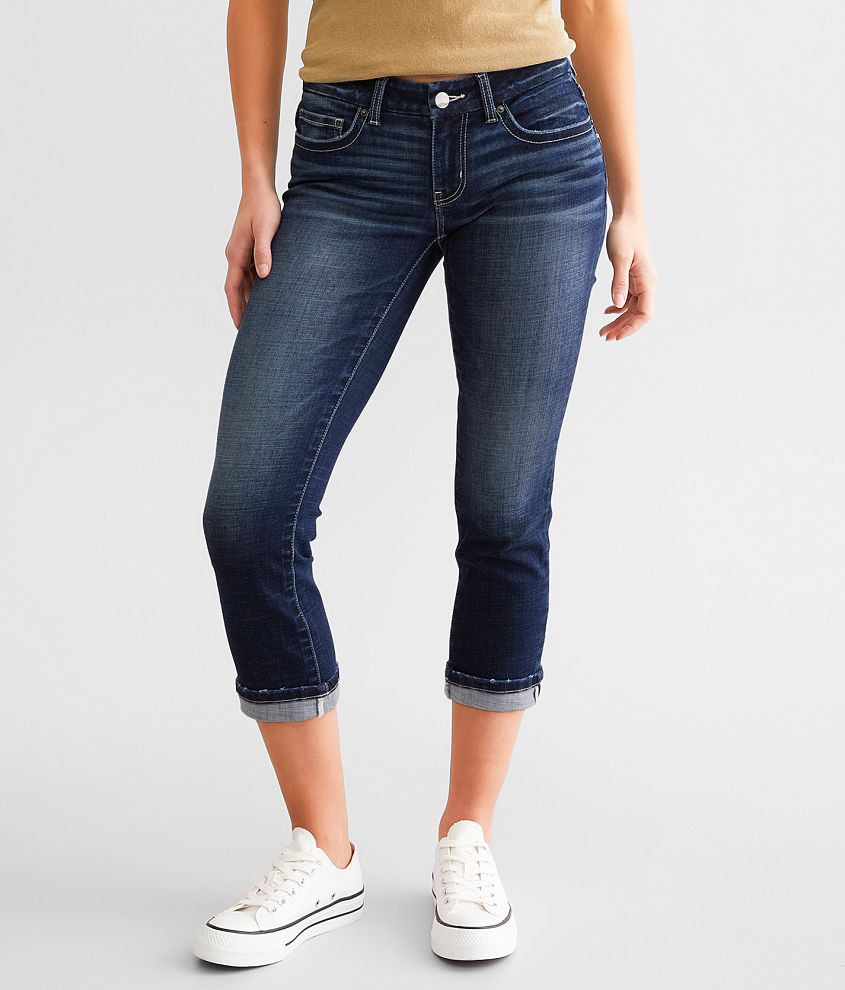 BKE Stella Cuffed Stretch Capri Jean