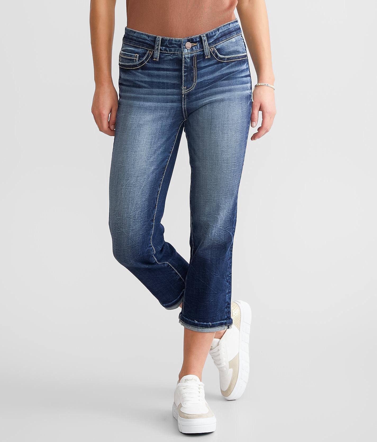 BKE Payton Cuffed Stretch Capri Jean - Women's Jeans In Kubik 2 | Buckle