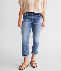 Payton Cuffed Stretch Capri Jean