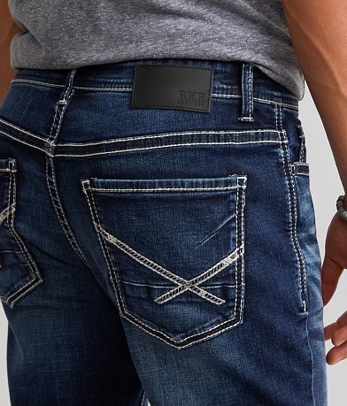 BKE Alec Straight Stretch Jean back pocket view
