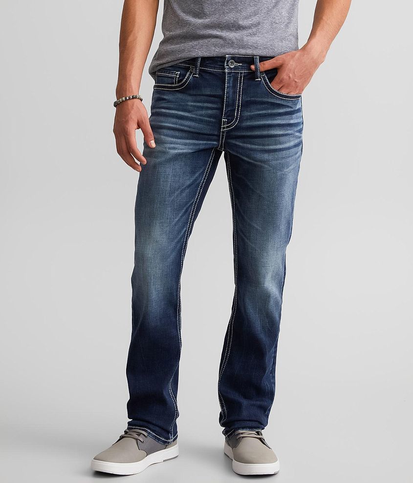 BKE Alec Straight Stretch Jean - Men's Jeans in Harbor