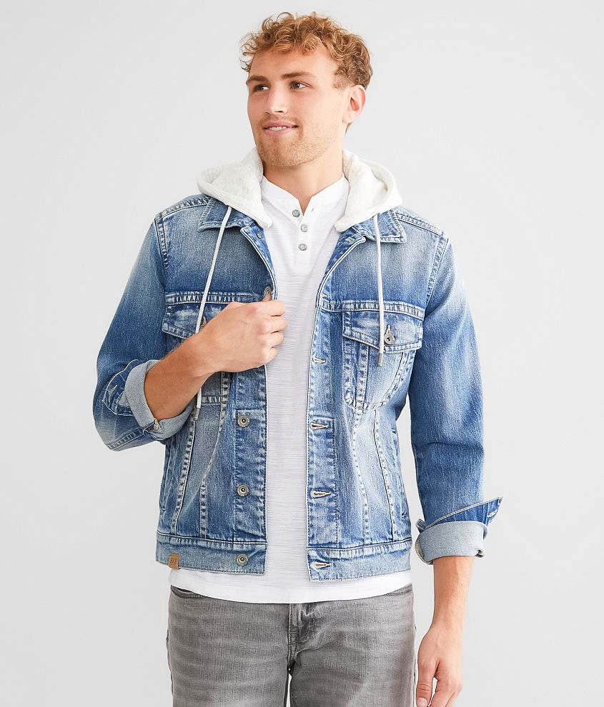 BKE Bradley Denim Stretch Jacket front view