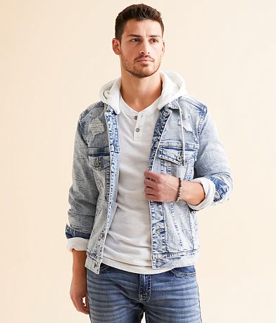 BKE Bradley Denim Stretch Jacket front view