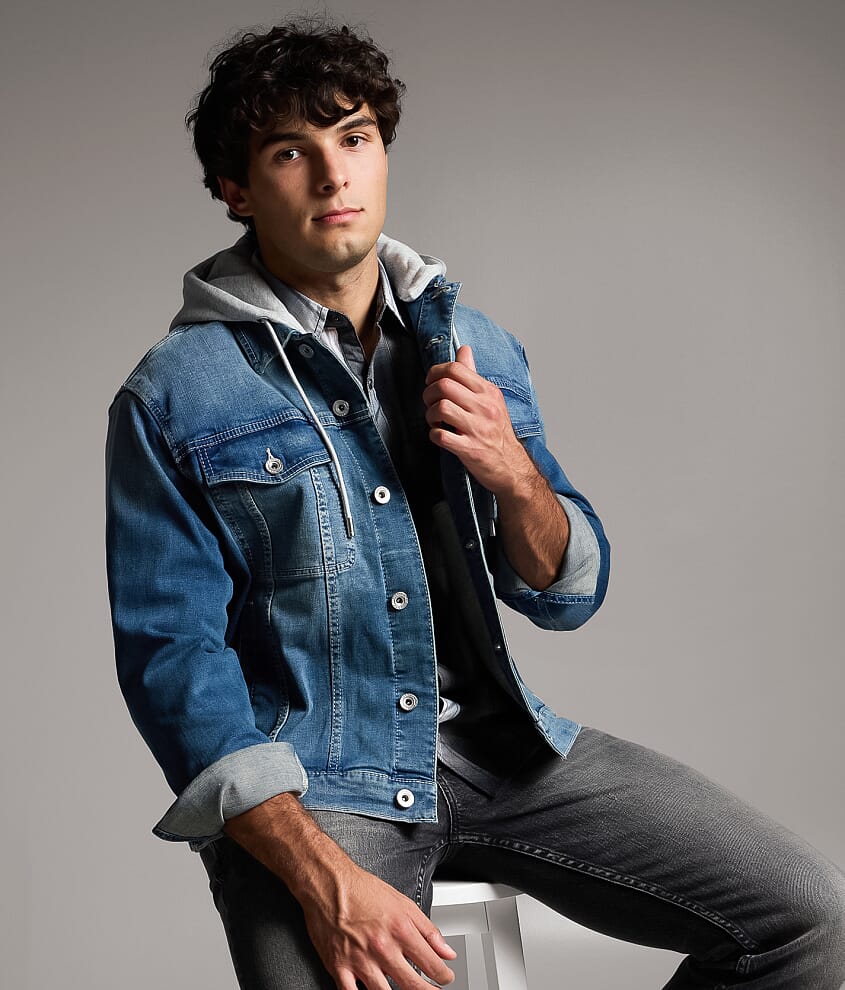 Bradley Denim Stretch Hooded Jacket