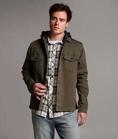 Bradley Denim Hooded Shacket
