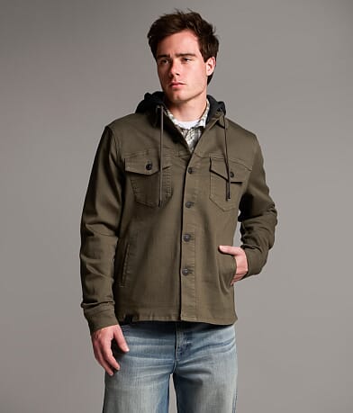 Bradley Denim Hooded Shacket thumbnail 2
