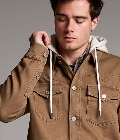 Bradley Denim Hooded Shacket thumbnail 6
