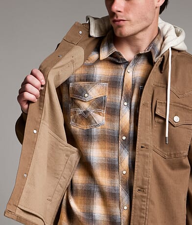 Bradley Denim Hooded Shacket thumbnail 8