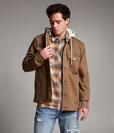 Bradley Denim Hooded Shacket