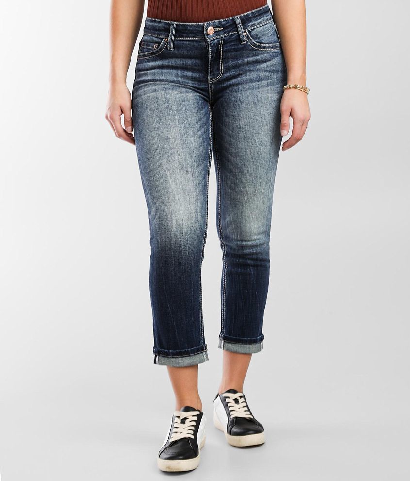 Daytrip Virgo Cuffed Stretch Capri Jean - Women's Jeans in D264 | Buckle