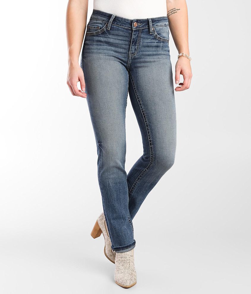 Daytrip Virgo Straight Stretch Cuffed Jean - Women's Jeans in Medium ...
